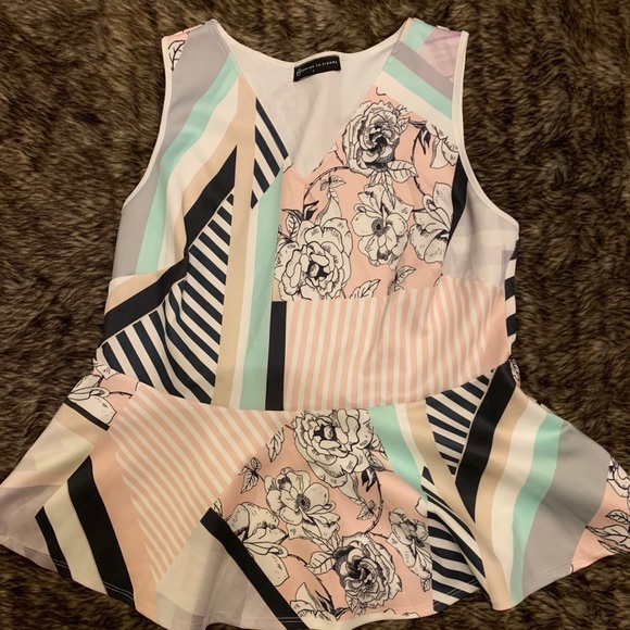 Tops - NWT peplum sleeveless blouse XL Tops - NWT peplum sleeveless blouse XL